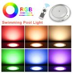 Waterproof PAR56 LED Pool Light 316 SS Wall Mounted 230MM 18W 25W AC12V