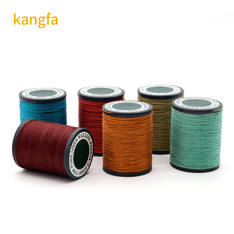 0.55mm 35g High Tenacity Leather Sewing Thread 70m Linen Waxed Thread in 40 Colors