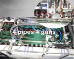 Kraft Semi - Automatic Paper Bag Making Machine / Hand Bag Making Machine By The