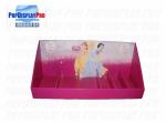 350gsm CCNB Cardboard Counter Display 6 Dividers Disney Girls For Socks