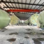 Cylindrical Antiseptic FRP Storage Tank For Chemical Production Line
