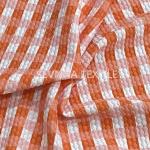 Ocean Recycled Activewear Knit Fabric Gingham Jacquard Bikini Swimwear