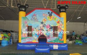 Wholesale Kids Outdoor Inflatable Jumping Castles Michy Fun For Amusement Park RQL-00502 from china suppliers