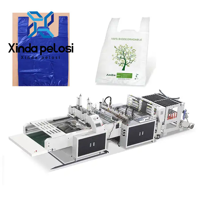 4.8 KW BOPP Biodegradable Garbage Bag Making Machine Easy To Operate