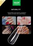 Professional ABS Sharp Shape Fake Nails Full Clear Acrylic False Nail Tips 12