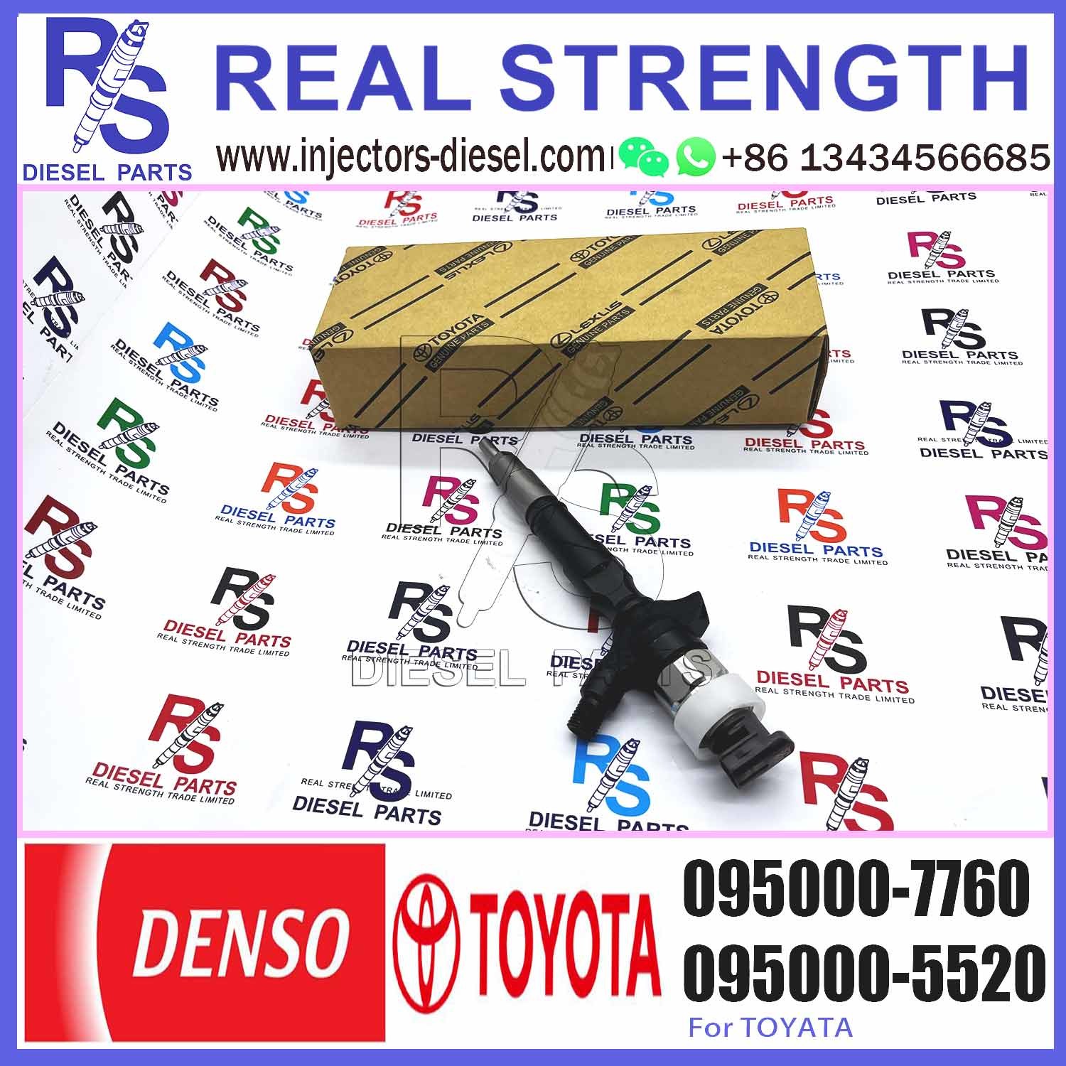 Diesel Engine Auto Parts Common Rail Injector 095000-7760