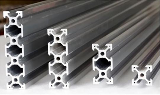 6063 - T6 Industrial Aluminium Profile System Weather Resistance For Assembly