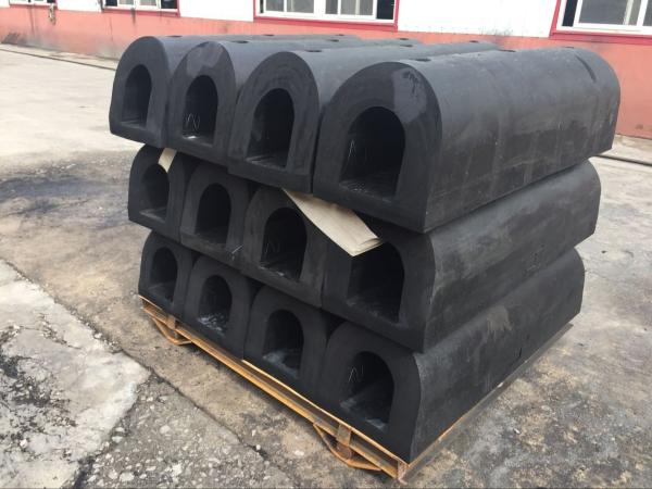 D-Shape Marine Fender for Tugboats,Wharf/Dock Fender 280x240mm, 45mm Radius