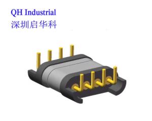 Wholesale 4Pin 2.54mm Pitch Male Female 2Amp 600gf Magnetic Pogo Pin Charger Connectors from china suppliers