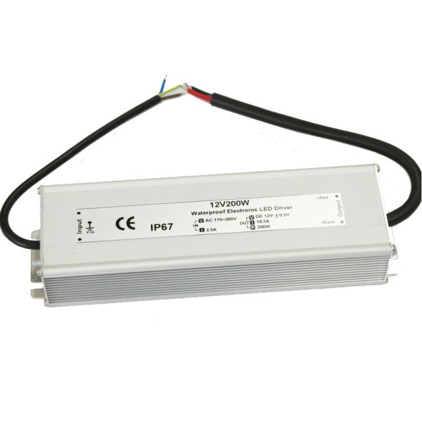 REFINED 200W Waterproof LED Power Supply Driver Multipurpose