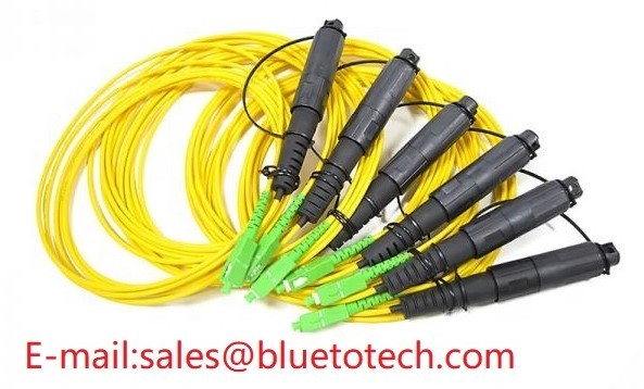 CNLINKO YM24 LC Connector 5G Base Station BBU RRU CPRI Optical Fiber Cable IP67 Waterproof