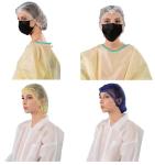 Disposable Medical Non Woven Strip Cap Bouffant Head Cover Hair Net Surgical