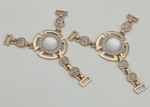 Wholesale Zinc Alloy Boot Jewelry Chains , T Type Chain Boot Straps With Rhinestone from china suppliers
