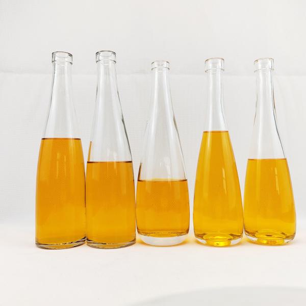 Customized Shape Mineral Packaging Glass Bottles with Cork Supply Bulk Sale