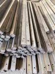 8FT 10FT Galvanized Steel Cross Arm Brace Q235 Rectangular Tube Trasmission Line