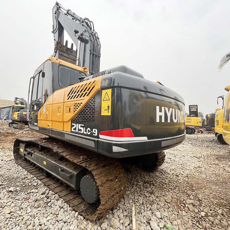 215 Backhoe 21Ton Used Hyundai Excavator 2nd Machine Used For Digging Heavy Digger