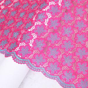 Wholesale Fushia pink african water soluble chemical lace wholesale from china market from china suppliers