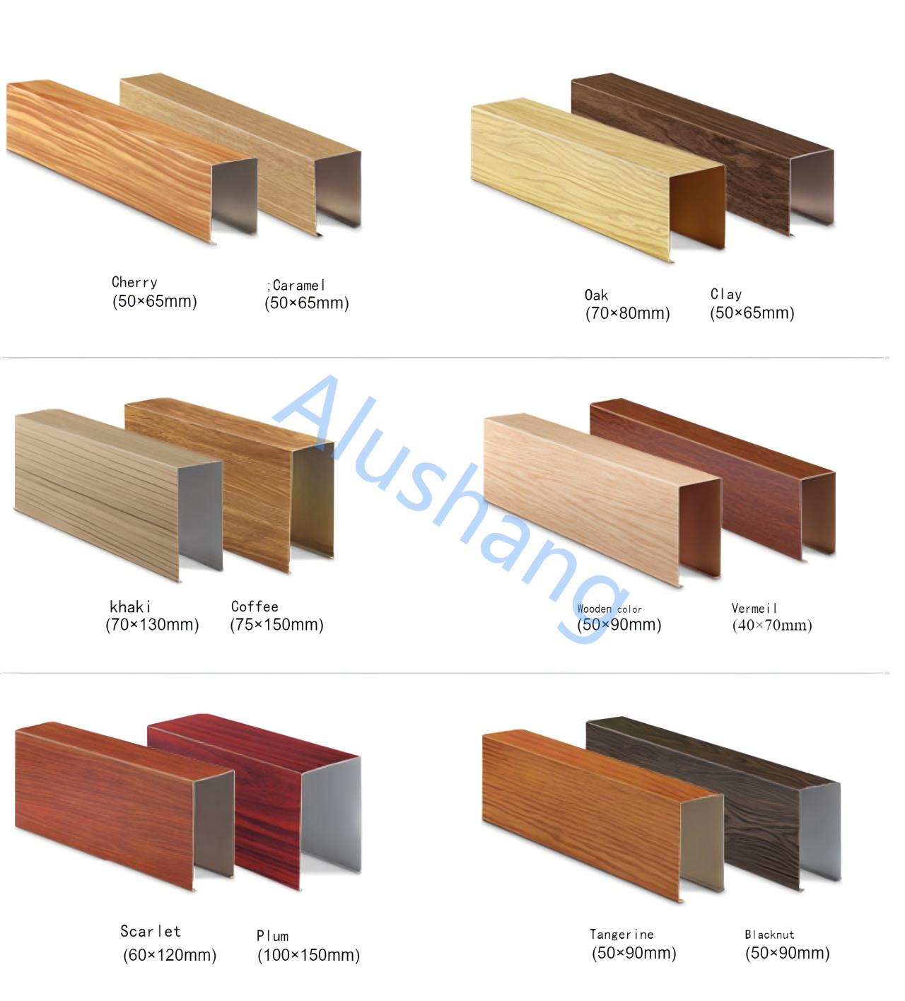 Waterproof U Shaped Aluminum Ceiling Aluminium Composite ISO9001 wall decoration ceiling sequence