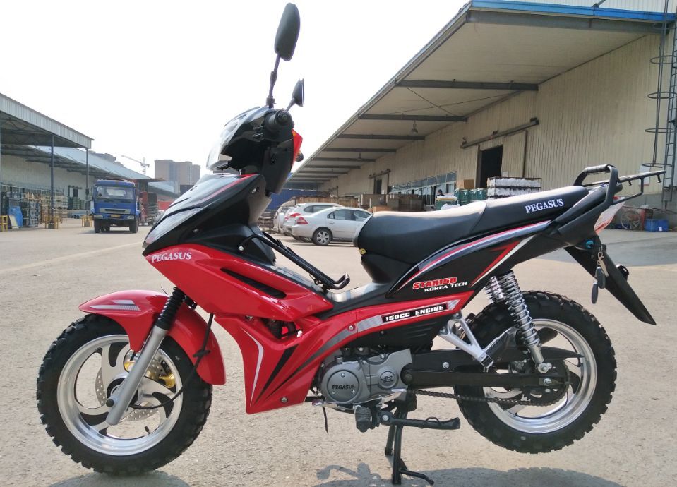 100cc 110CC Cub Motorcycle 125cc 4 Stroke Moped 200-350W Power
