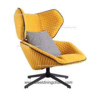 Wholesale Furniture Modern Nordic Contracted Iron Gray Swivel Armchair from china suppliers