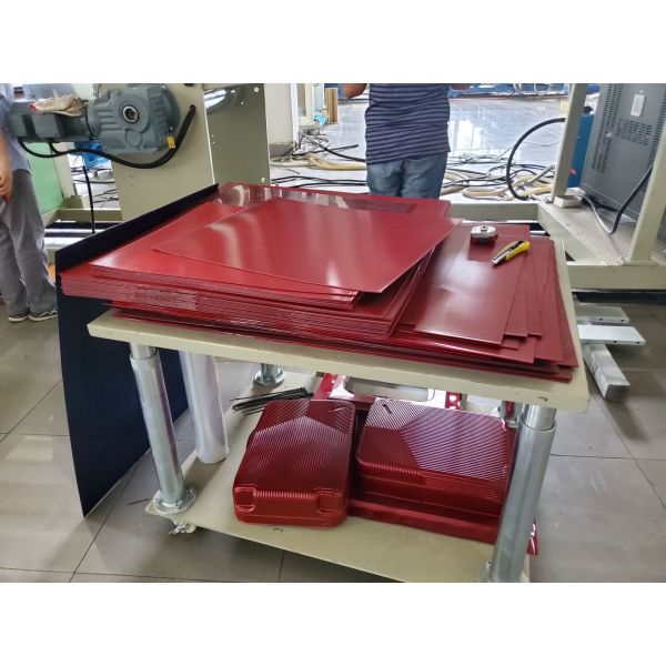 PC ABS Luggage Sheet Extrusion Machine , Trolley Case Sheet Extrusion Machine