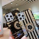 Square Custom Mobile Phone Silicone Cases Dirty Resistant With Ring Holder