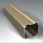 Anodized Gold Aluminum Furniture Profile