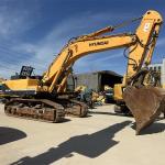Original Used Hyundai R520LC-9 Excavator 52 Ton Korea Used Hyundai 520 large