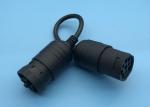 J1708 Deutsch 6 Pin Female to Black Type 1 J1939 Deutsch 9 Pin Male Cable