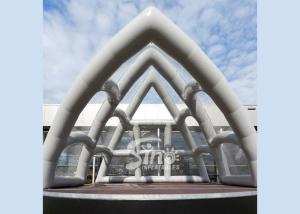 Wholesale Airtight frame Sydney Opera House inflatable tent with clear pvc covered from china suppliers