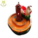 Hansel portable carnival rides fiber glass children carousel horse rides for