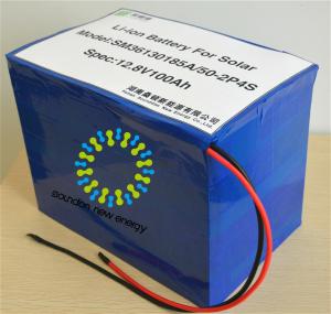 Wholesale Safety LiFePo4 12V 100Ah Storage Battery Systems For Emergency Power Supply , UPS from china suppliers