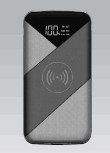 Wholesale ABS 10000mAh Polymer Battery Dual USB Wireless Charger Power Bank from china suppliers