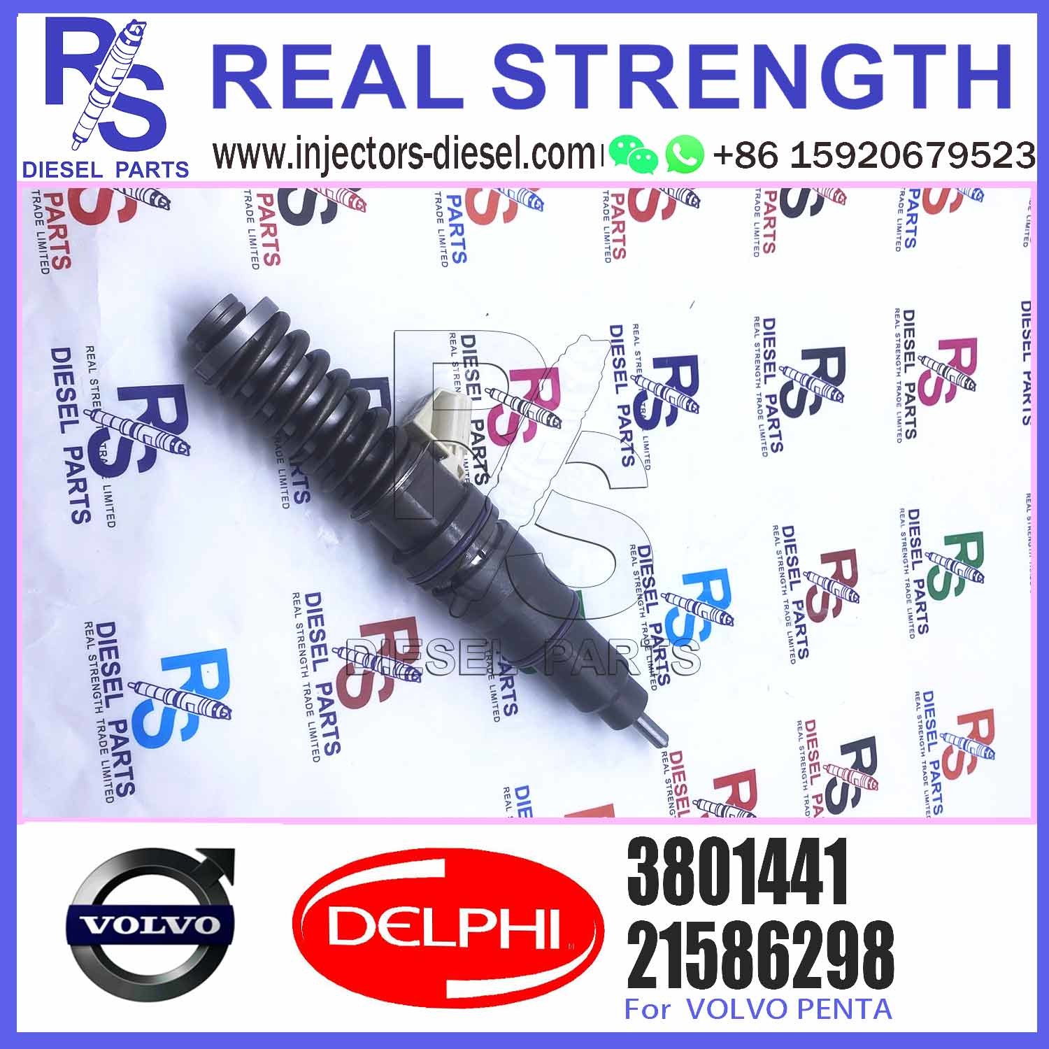 Diesel Fuel Common Rail Injector 21586298 BEBE4C17001 3801441 For E1 New Technology