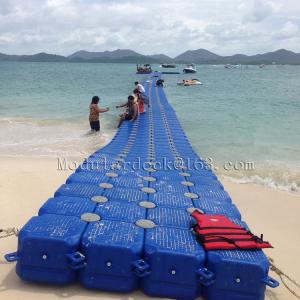 Wholesale Inflatable plastic hdpe moular floating pontoon bridge for sale from china suppliers