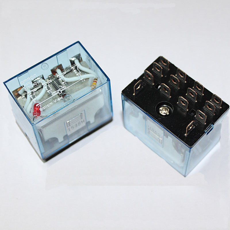 Omron relay LY4N-J-12VDC/ 24VDC/ 110VAC/ 220VAC (14 Pin)