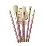 Premium Eyeshadow Makeup Brush Set 5 Pieces Synthetic For Powder Blush
