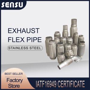 Wholesale Universal Car Stainless Steel Exhaust Flex Pipe ID45mm-100mm from china suppliers