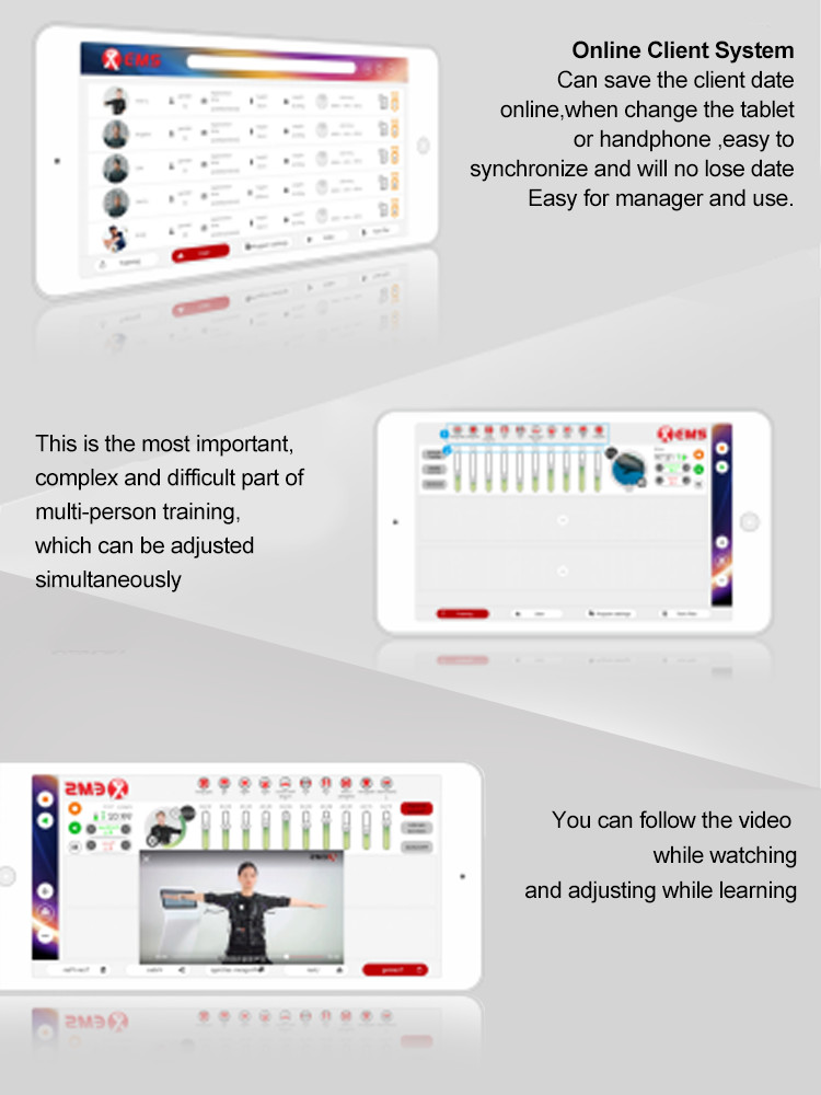 Wireless Ems Training Suit Electric Muscle Stimulator Workout Suit Smart Ems Fitness Gym Ems Training Suit