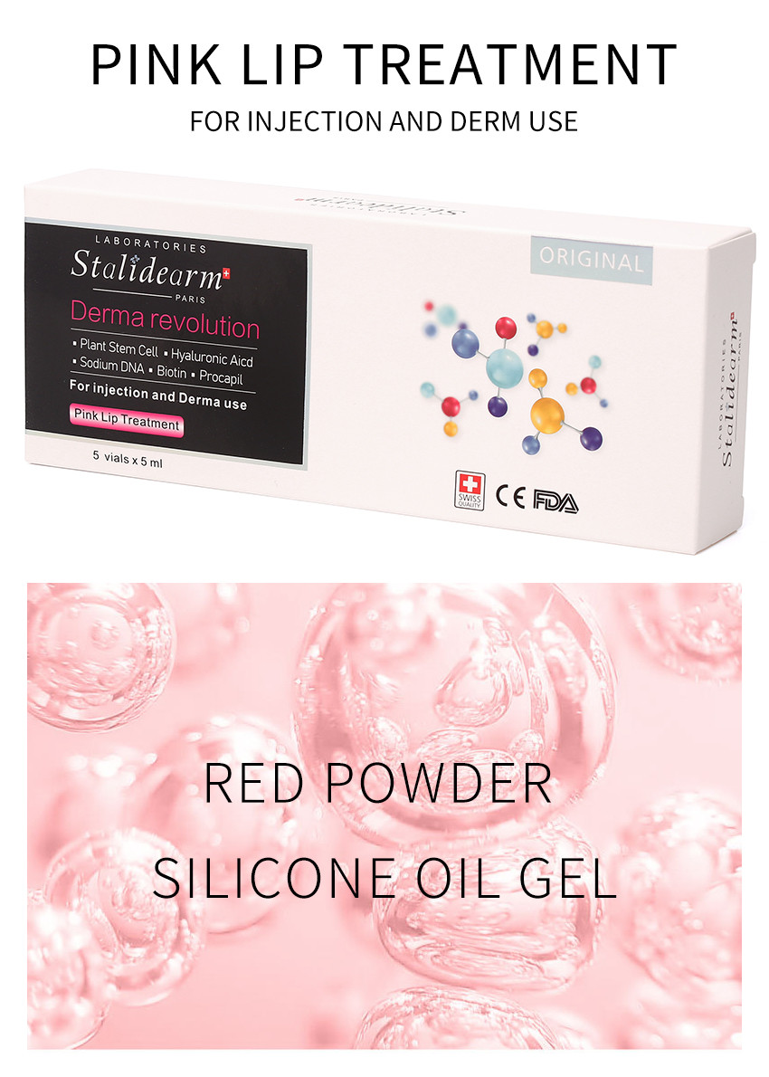 Wholesale Stalidearm Original Brand Pink Lip Treatment Injection Serum Safe Essence Meso Therapy Set 5pcs/Set