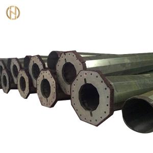 Wholesale 110KV 138KV HDG Galvanized Electric Power Post For Power Transmission Line from china suppliers