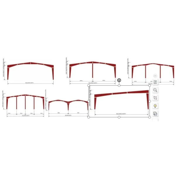 Metallic Steel Structure for Storage Building Shed Construction (KXD-SSW1047)