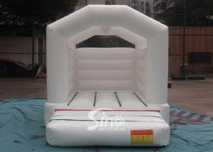 Wholesale Outdoor commercial used white wedding bouncy Castles for wedding parties from china suppliers