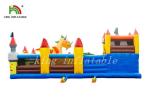 Outdoor Giant Inflatable Amusement Park Colorful PVC Tarpaulin Combo Playground