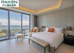 Apartment Hotel For Long Term Staying Single Apartment Oak Veneer Panels Bedroom