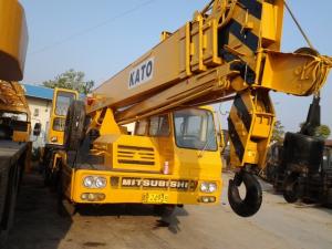 Wholesale 25T weight Used KATO Truck Crane NK250E MITSUBISHI engine with Original Paint from china suppliers