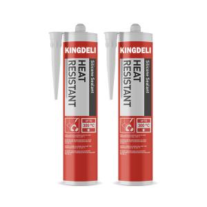 Wholesale Acetic Cure Heat Resistant Silicone Sealant Black Color With 280Ml Tube from china suppliers