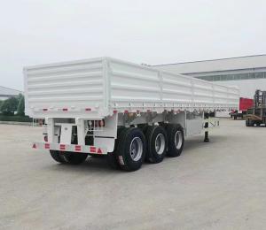 Wholesale 3 Axle Heavy Duty Side Wall / Side Board / Fence / Stake Utility Cargo Truck Semi Trailer With Container Transport from china suppliers