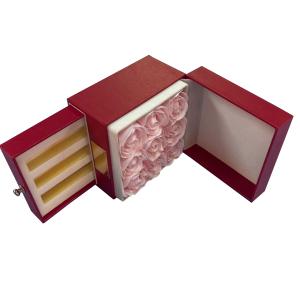 Wholesale Wholesale Customized Luxury Double-Deck Drawer Hardcover Gift Packaging Box Jewelry Packaging Box for Valentine′s Day from china suppliers