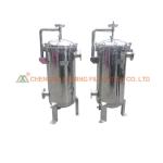 Stainless Steel / Carbon Steel Multi Bag Filter , Bag Cartridge Filter For